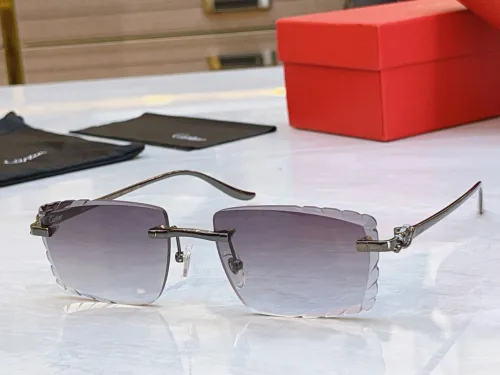 Cartier New Fashion Frameless Sunglasses Size: 56-18-137