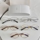 Prada New Fashion Elliptical Frame Glasses Size: 53-19-135