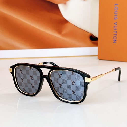 Louis Vuitton New Fashion Large Frame Sunglasses Size: 54-19-145