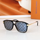 Louis Vuitton New Fashion Large Frame Sunglasses Size: 54-19-145
