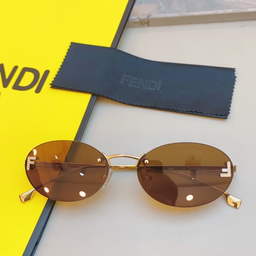 Fendi New Fashion Frameless Sunglasses Size: 54-15-135