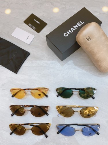 Chanel New Fashion Versatile Sunglasses Size: 55-16-135