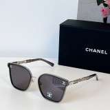 Chanel New Fashion Letter Weaving Leg Sunglasses Size: 63-15-145