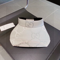 Gucci New Fashion Big G Printed Folding Empty Top Sunshade Hat
