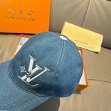 Louis Vuitton New Couple Embroidered Logo Baseball Hat