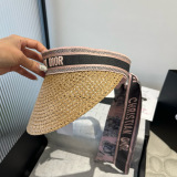 Dior New Fashion New Silk Scarf Sunshade Hat