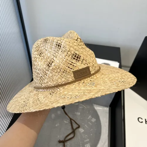 Loewe New Fashion Lightweight Lafite Grass Sunshade Hat 57CM