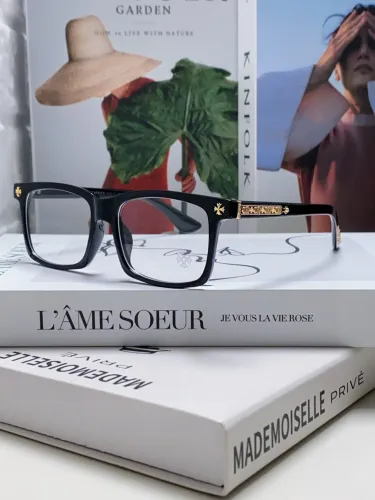 Chrome HeartsNew Fashion Versatile Borderless Glasses