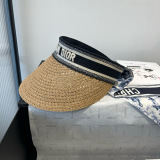 Dior New Fashion New Silk Scarf Sunshade Hat