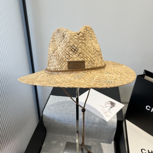 Loewe New Fashion Lightweight Lafite Grass Sunshade Hat 57CM