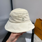Louis Vuitton New Fashion Versatile Fisherman's Hat Silk Sunshade Hat 57CM