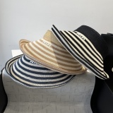 Prada New Fashion Knitted Sunshade Hat Empty Top Sunshade Hat