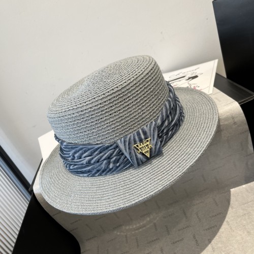 Louis Vuitton New Fashion Gold and Grass Top Hat Sunshade Cap 57CM