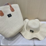 Dior 2025 New Straw Hat Tote Bag Set Vegetable Basket Bag