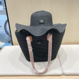 Dior 2025 New Straw Hat Tote Bag Set Vegetable Basket Bag
