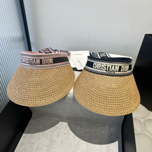 Dior New Fashion New Silk Scarf Sunshade Hat