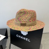 Loewe New Fashion Lafite Grass Top Hat Lightweight Sunshade Hat 57CM
