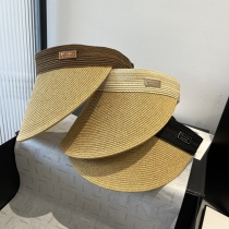 Prada New Fashion Straw Straw Sky Top Sunshade Hat Prada New Fashion Straw Straw Sky Top Sunshade Hat