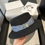 Louis Vuitton New Fashion Gold and Grass Top Hat Sunshade Cap 57CM