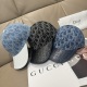 Dior New Retro Couple Old Flower Splice Leather Baseball Hat
