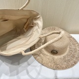 Gucci New Rural Style Su Hat Tote Bag Set Vegetable Basket Bag