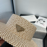 Prada New Fashion Flat Top Hat 57CM