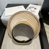 Prada New Fashion Knitted Sunshade Hat Empty Top Sunshade Hat