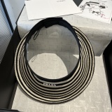 Prada New Fashion Knitted Sunshade Hat Empty Top Sunshade Hat