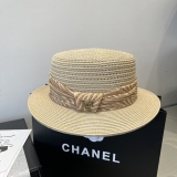 Louis Vuitton New Fashion Gold and Grass Top Hat Sunshade Cap 57CM