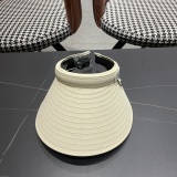 Moncler Fashion Empty Top Straw Hat Sunshade Hat Sunscreen Straw Hat