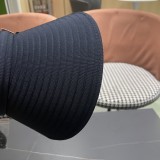 Moncler Fashion Empty Top Straw Hat Sunshade Hat Sunscreen Straw Hat