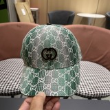 Gucci Retro GG Duck Tongue Hat Couple Horseneck Button Baseball Hat