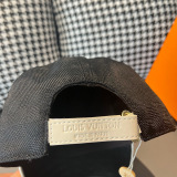 Louis Vuitton New Classic Checkerboard Embroidered Logo Versatile Baseball Hat