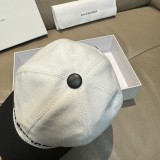 Balenciaga New Fashion Versatile Embroidered Logo Contrast Baseball Hat