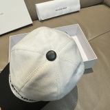 Balenciaga New Fashion Versatile Embroidered Logo Contrast Baseball Hat