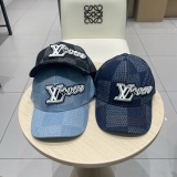 Louis Vuitton Embroidered Logo Chessboard Baseball Hat Versatile Duck Tongue Hat
