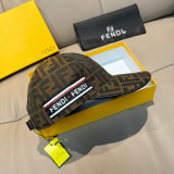 Fendi New Retro Double F Jacquard Versatile Baseball Hat
