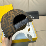 Fendi New Retro Double F Jacquard Versatile Baseball Hat
