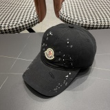 Moncler Classic Personalized Punch Baseball Hat Unisex Versatile Duck Tongue Hat