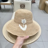 Chanel New Tulip Lafite Straw Hat Large Brimmed Beach Hat Sunshade Hat