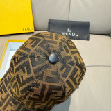Fendi New Retro Double F Jacquard Versatile Baseball Hat