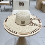 Gucci New Foldable Large Brimmed Straw Hat Beach Hat Sunshade Hat