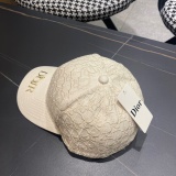 Dior New Fashion Embroidered Logo Baseball Hat Versatile Duck Tongue Hat