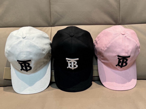 Burberry New Classic 3D Embroidered Logo Versatile Baseball Hat