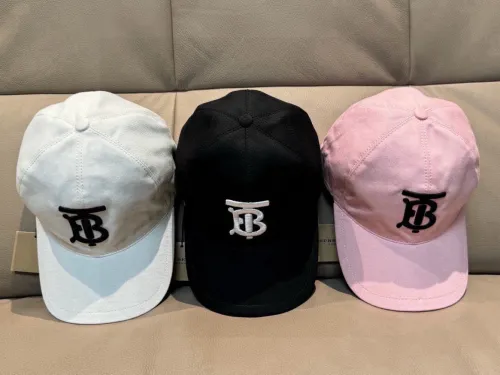 Burberry New Classic 3D Embroidered Logo Versatile Baseball Hat