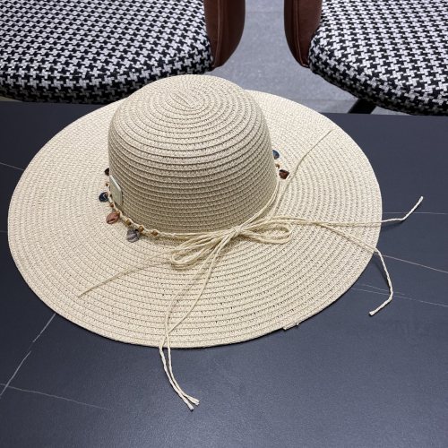 Chanel New Elegant Vacation Woven Large Brimmed Straw Hat