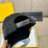 Fendi New Retro Double F Jacquard Versatile Baseball Hat