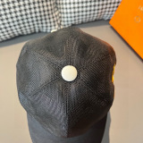 Louis Vuitton New Classic Checkerboard Embroidered Logo Versatile Baseball Hat