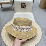 Louis Vuitton New Fashion Elegant Straw Woven Pot Hat