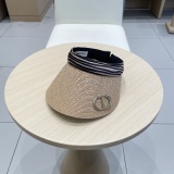 Dior Fashion Diamond Sunscreen Ceiling Cap with Large Eaves